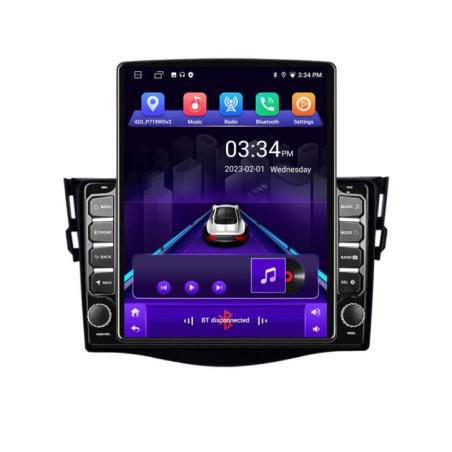 Navigatie dedicata Edotec Toyota RAV4 K-018 ecran tip TESLA 9.7" cu Android Radio Bluetooth Internet GPS WIFI 2+32 DSP Quad Core