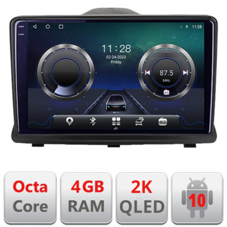 Navigatie dedicata Edotec Opel Antara C-019 Android Octa Core Ecran 2K QLED GPS 4G 4+32GB 360 KIT-019+EDT-E409-2K