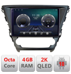 Navigatie dedicata Edotec Toyota Avensis 2015-2019 Android Octa Core Ecran 2K QLED GPS 4G 4+32GB 360 KIT-avensis-15+EDT-E409-2K