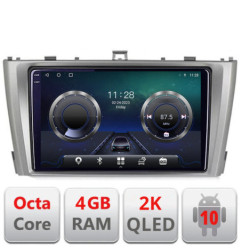 Navigatie dedicata Edotec Toyota Avensis 2009-2015 C-TY12 Android Octa Core Ecran 2K QLED GPS 4G 4+32GB 360 KIT-TY12+EDT-E409-2K