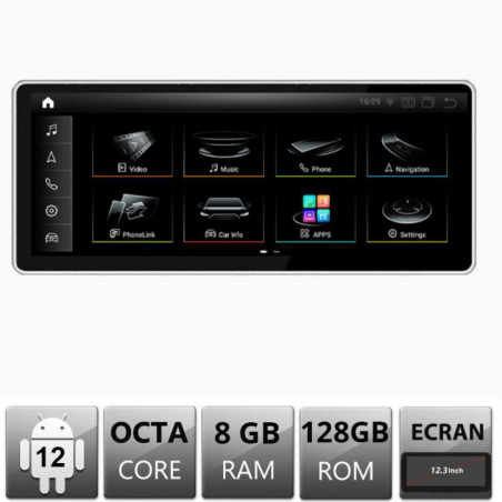 Navigatie dedicata Edotec Audi Q5 Concert Symphonie 2009-2014 Android Octa Core 8+128 12.3" 1920x720