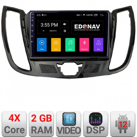 Navigatie dedicata Edotec Ford Kuga C-MAX Android radio gps internet 2+32 KIT-362-v2+EDT-E209