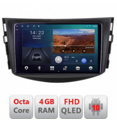 Navigatie dedicata Edotec Toyota RAV4 B-018 Android Ecran QLED octa core 4+64 carplay android auto KIT-018+EDT-E309V3