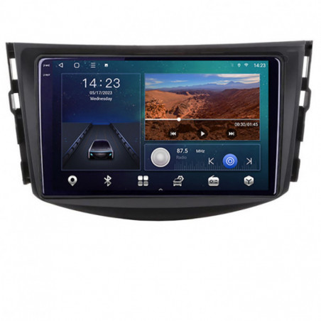 Navigatie dedicata Toyota RAV4 B-018  Android Ecran QLED octa core 4+64 carplay android auto KIT-018+EDT-E309V3