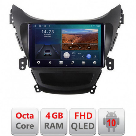 Navigatie dedicata Edotec Hyundai Elantra 2011-2013 B-092 Android Ecran QLED octa core 4+64 carplay android auto KIT-092+EDT-E309V3