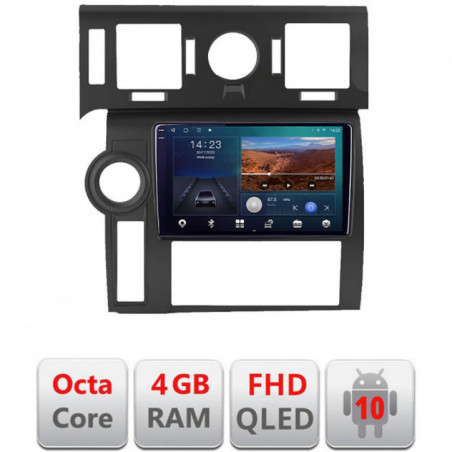 Navigatie dedicata Edotec Hummer H2 2002-2008 Android Ecran QLED octa core 4+64 carplay android auto kit-hummer2+EDT-E309V3