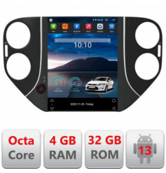 Navigatie dedicata Edotec tip Tesla VW Tiguan 2007-2012 radio gps internet 8Core 4G carplay android auto 4+32 kit-tesla-tiguan-10+EDT-