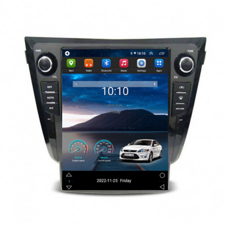 Navigatie dedicata Edotec tip Tesla Nissan X-Trail 2013-2018 radio gps internet 8Core 4G carplay android auto 4+32 kit-tesla-353+EDT-E