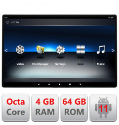 Player 10.1" Android 11 pentru tetieră Ecran IPS tactil HD Video Music TV Player Intrare HDMI WiFi