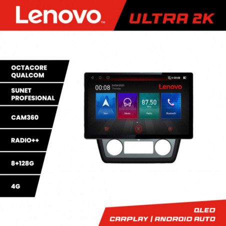 Navigatie dedicata Lenovo Skoda Yeti 2009-2014 N-YETI Lenovo ecran 13" 2K 8+128 Android Waze USB Navigatie 4G 360 Toslink Youtube Radi