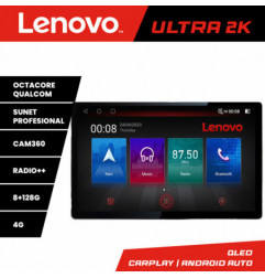 Navigatie dedicata Lenovo Toyota Verso 2004-2009 Lenovo ecran 13" 2K 8+128 Android Waze USB Navigatie 4G 360 Toslink Youtube Radio KI