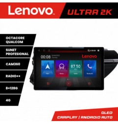 Navigatie dedicata Lenovo Toyota Hilux 2016- N-TY59 Lenovo ecran 13" 2K 8+128 Android Waze USB Navigatie 4G 360 Toslink Youtube Radio
