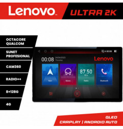 Navigatie dedicata Lenovo Skoda Superb 2 N-SUPERB2 Lenovo ecran 13" 2K 8+128 Android Waze USB Navigatie 4G 360 Toslink Youtube Radio K