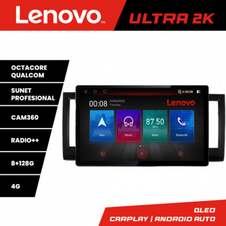 Navigatie dedicata Lenovo VW Caravelle 2015- N-CARAVELLE Lenovo ecran 13" 2K 8+128 Android Waze USB Navigatie 4G 360 Toslink Youtube R
