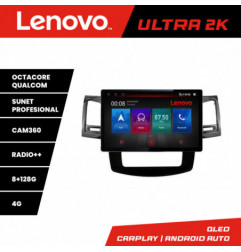 Navigatie dedicata Lenovo Toyota Hilux 2008-2014 N-143 Lenovo ecran 13" 2K 8+128 Android Waze USB Navigatie 4G 360 Toslink Youtube Rad