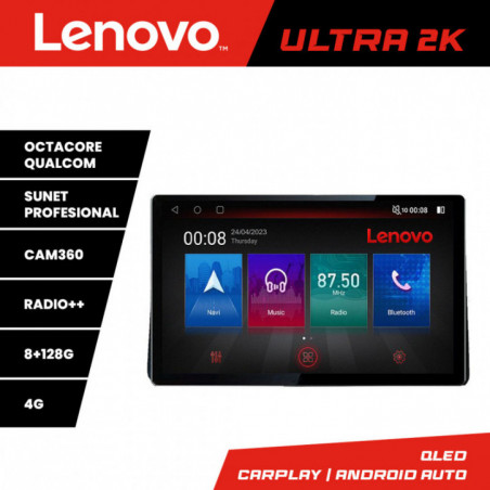 Navigatie dedicata Lenovo Skoda Kamiq 2019-, Ecran 2K QLED 13",Octacore,8Gb RAM,128Gb Hdd,4G,360,DSP,Carplay,Bluetooth