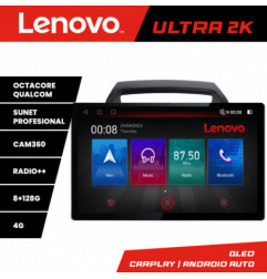 Navigatie dedicata Lenovo Kia Carnival 2006-2014, Ecran 2K QLED 13",Octacore,8Gb RAM,128Gb Hdd,4G,360,DSP,Carplay,Bluetooth
