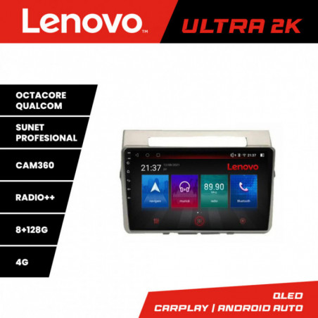 Navigatie dedicata Lenovo Toyota Verso intre anii 2004-2009 Octa Core Android Radio Bluetooth GPS WIFI/4G DSP LENOVO 2K 8+128GB 360 To