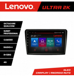 Navigatie dedicata Lenovo Skoda Superb 2 M-SUPERB2 Octa Core Android Radio Bluetooth GPS WIFI/4G DSP LENOVO 2K 8+128GB 360 Toslink