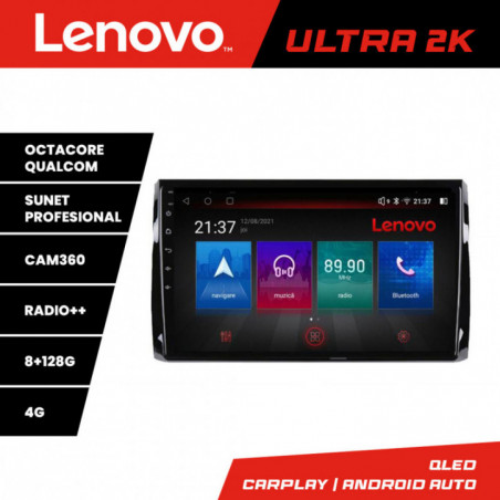 Navigatie dedicata Lenovo Skoda Kodiaq M-KODIAQ Octa Core Android Radio Bluetooth GPS WIFI/4G DSP LENOVO 2K 8+128GB 360 Toslink