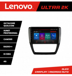 Navigatie dedicata Lenovo VW Jetta 2011-2018 M-JETTA-15 Octa Core Android Radio Bluetooth GPS WIFI/4G DSP LENOVO 2K 8+128GB 360 Toslin