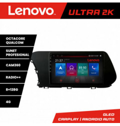 Navigatie dedicata Lenovo Hyundai I20 2020- M-i20 Octa Core Android Radio Bluetooth GPS WIFI/4G DSP LENOVO 2K 8+128GB 360 Toslink