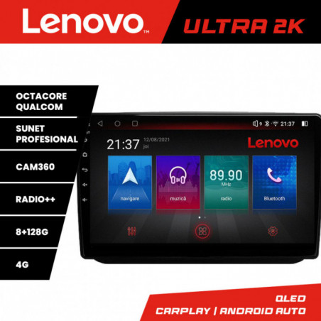 Navigatie dedicata Lenovo Skoda Fabia 2 2009-2014 Octa Core Android Radio Bluetooth GPS WIFI/4G DSP LENOVO 2K 8+128GB 360 Toslink