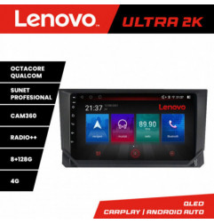 Navigatie dedicata Lenovo Seat Arona Octa Core Android Radio Bluetooth GPS WIFI/4G DSP LENOVO 2K 8+128GB 360 Toslink