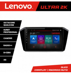 Navigatie dedicata Lenovo Volkswagen Passat 2015- M-518 Octa Core Android Radio Bluetooth GPS WIFI/4G DSP LENOVO 2K 8+128GB 360 Toslin