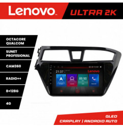 Navigatie dedicata Lenovo Hyundai i20 2015-2018 M-517 Octa Core Android Radio Bluetooth GPS WIFI/4G DSP LENOVO 2K 8+128GB 360 Toslink