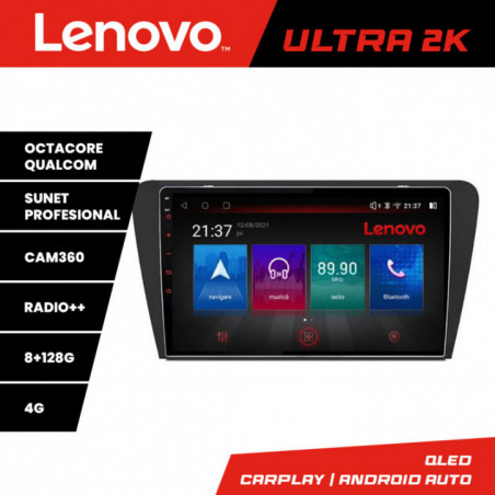 Navigatie dedicata Lenovo Skoda Octavia 2014-2020 M-279 Octa Core Android Radio Bluetooth GPS WIFI/4G DSP LENOVO 2K 8+128GB 360 Toslin