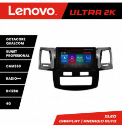 Navigatie dedicata Lenovo Toyota Hilux 2008-2014 M-143 Octa Core Android Radio Bluetooth GPS WIFI/4G DSP LENOVO 2K 8+128GB 360 Toslink
