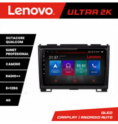 Navigatie dedicata Lenovo Hummer H2 intre anii 2008-2009 Octa Core Android Radio Bluetooth GPS WIFI/4G DSP LENOVO 2K 8+128GB 360 Toslink