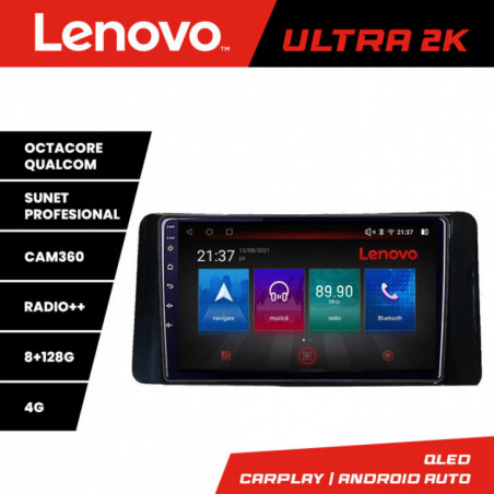 Navigatie dedicata Lenovo Skoda Kamiq 2019-Octacore, 8 Gb RAM, 128 Gb Hdd, 4G, Qled 2K, DSP, Carplay AA, 360,Bluetooth KIT-kamiq+EDT-E510-PRO-2K