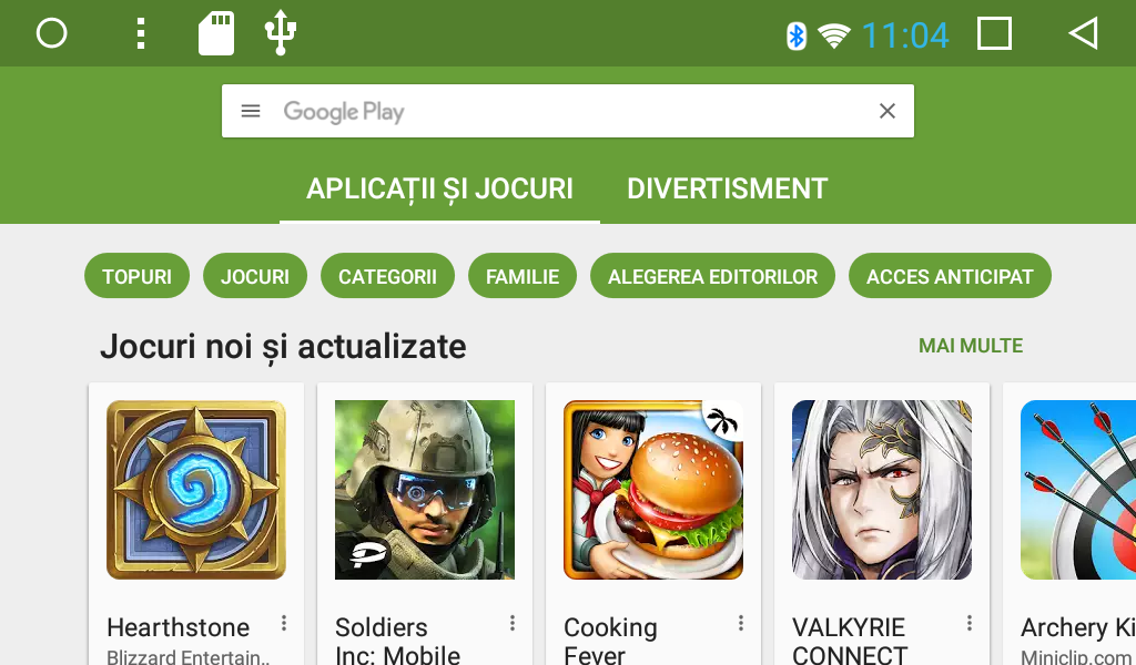 aplicatii instalate pe navigatie cu android auto