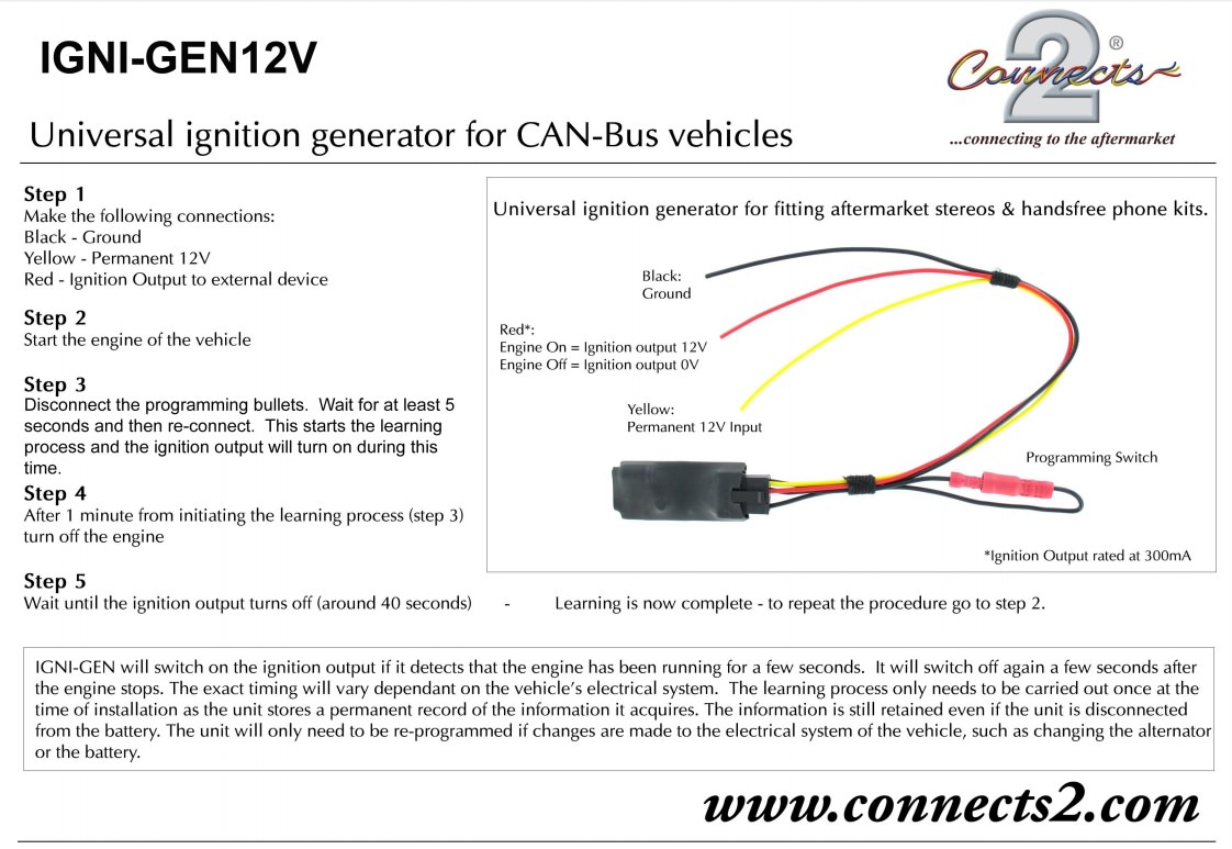 generare acc ignition canbus