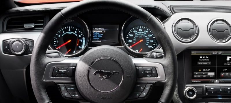 ford mustang 2014-2019 comenzi volan tesla