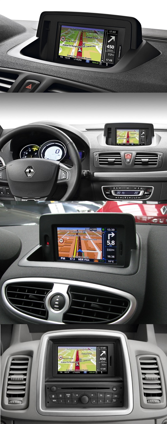 interfata audio video compatibilitate renault tomtom