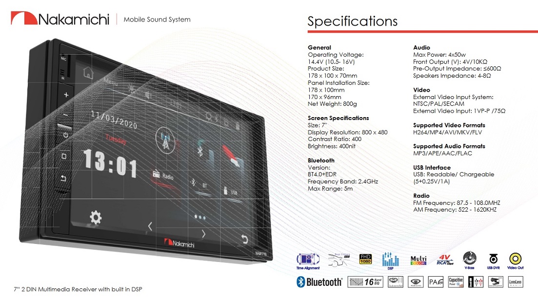 nakamichi nam1712 specificati generale