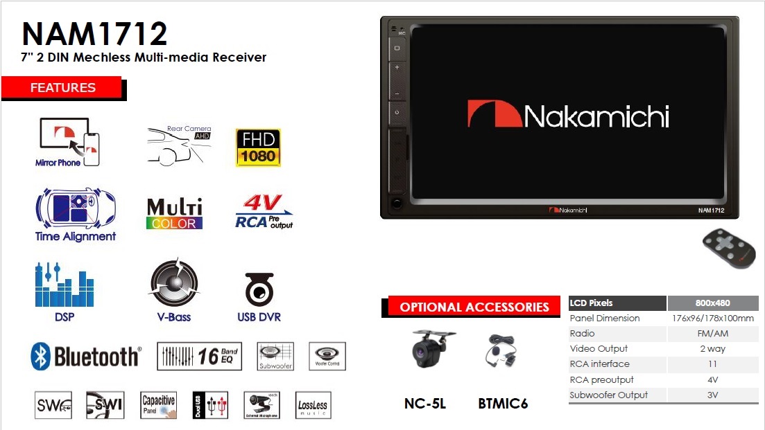 nakamichi nam1712 prezentare generala radio si usb