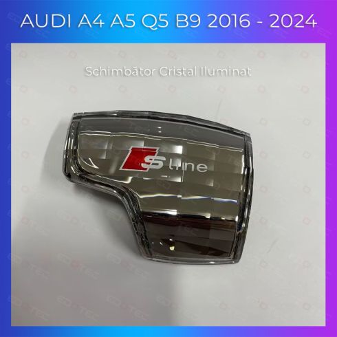 Schimbator Cristal iluminat Audi A4 A5 Q5 B9 2016-2024