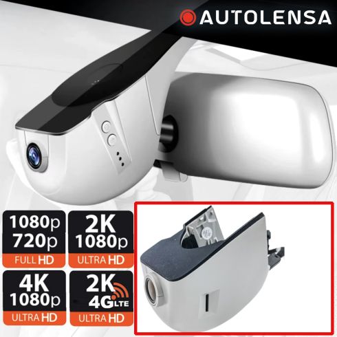 Cameră DVR Audi A3,A4 B9,A7 C8,Q2,Q7 Premium, cameră față-spate 1080p-720p Autolensa, 24/7 Gri AD03