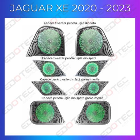 Lumini Ambientale Jaguar XE 2020-2023 capac boxe iluminate control telefon sau sistem original