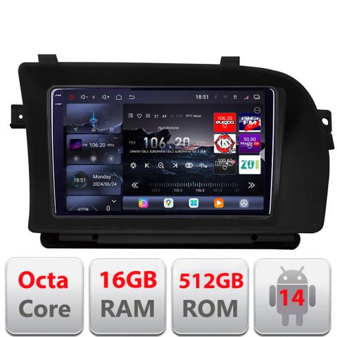 Navigatie S Klass w221 2006-2014 Android radio bluetooth internet 8 core QLED 2K 16+512 360 Lenovo