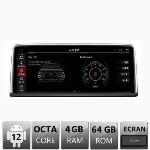 Navigatie dedicata Edotec BMW Z4 E89 masini cu unitate CIC Android ecran 12.3" 4+64 4G BT