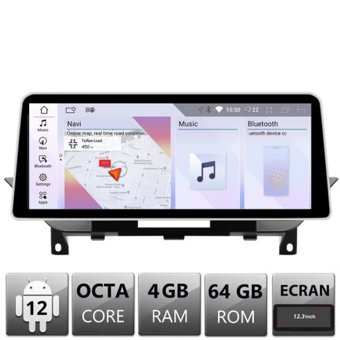 Navigatie BMW X1 E84 fara ecran de fabrica Android ecran 10.25" 4+64 4G BT