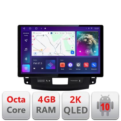 Navigatie dedicata Mitsubishi Outlander 2010 N-056 Edonav ecran 13" 2K 8 si 128 Android Waze USB Navigatie 4G 360 Toslink Youtube V1