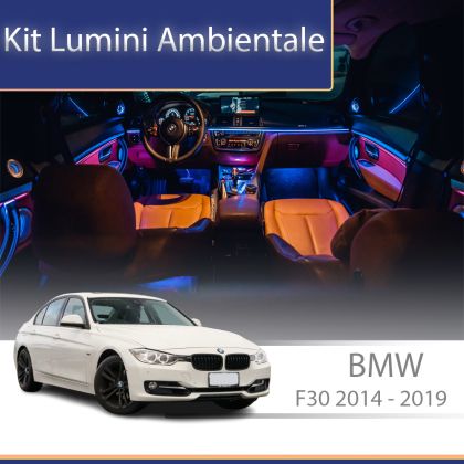 Lumini ambientale  BMW Seria 3 (F30) 2014-2019 set complet cu trimuri control telefon sau sistem original