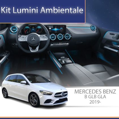 Lumini Ambientale Mercedes B  GLB  GLA pachet complet control pe sistemul original sau telefon