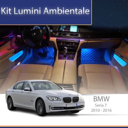 Lumini Ambientale BMW Seria 7 2010-2016 dedicat set complet control telefon sau sistem original